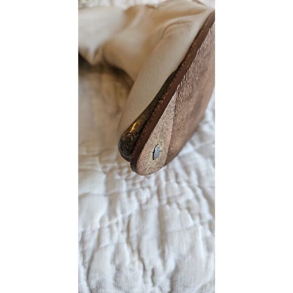 Vintage 80s Dingo Acme Women Boots 7M Ivory Leather Western Tassel Original Box - Picture 7 of 16